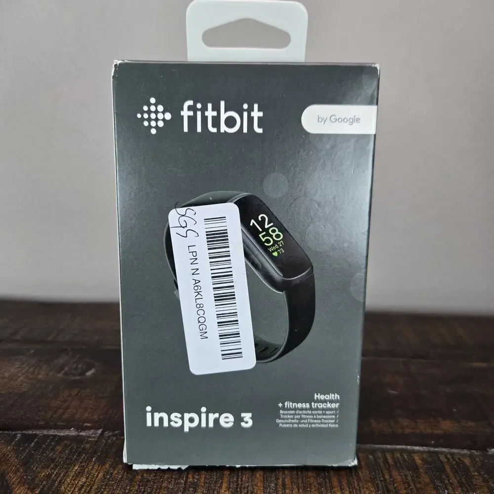 Fitbit Inspire 3 Heart Rate Monitor Health & Fitness Tracker Black Midnight